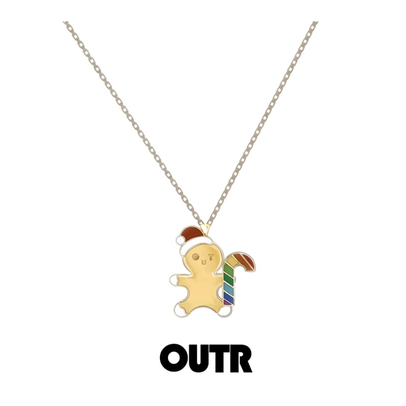 Mr.Rainbow Gingerbread Necklace