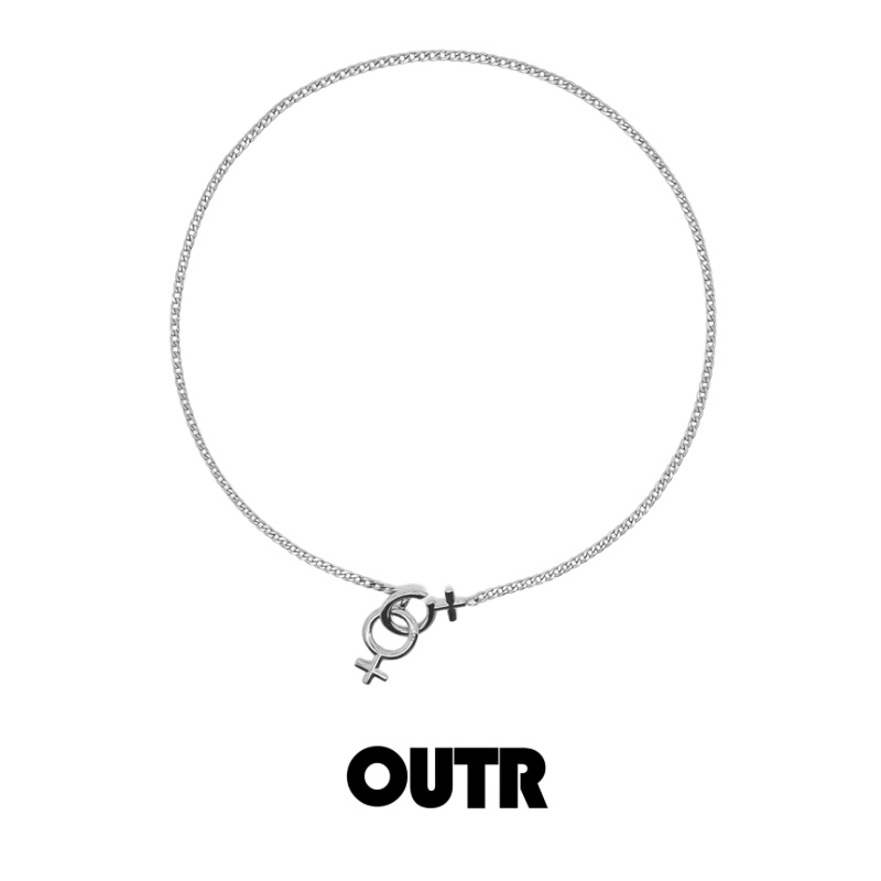 Gay Women/Gay Men Symbol Necklace