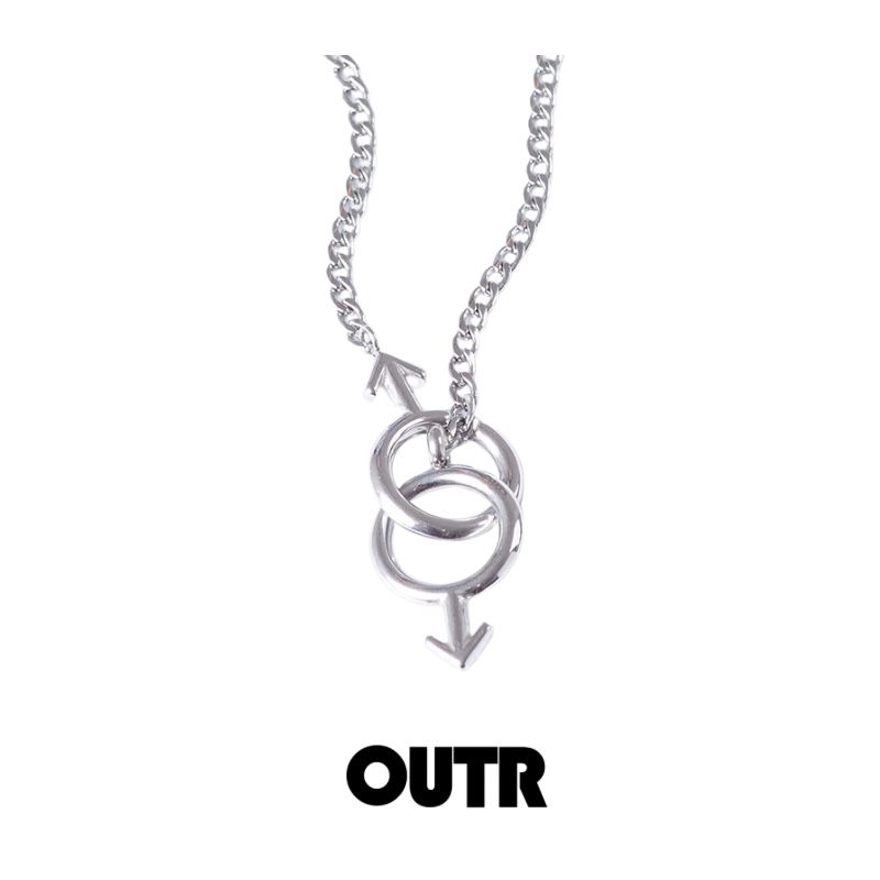Gay Women/Gay Men Symbol Necklace