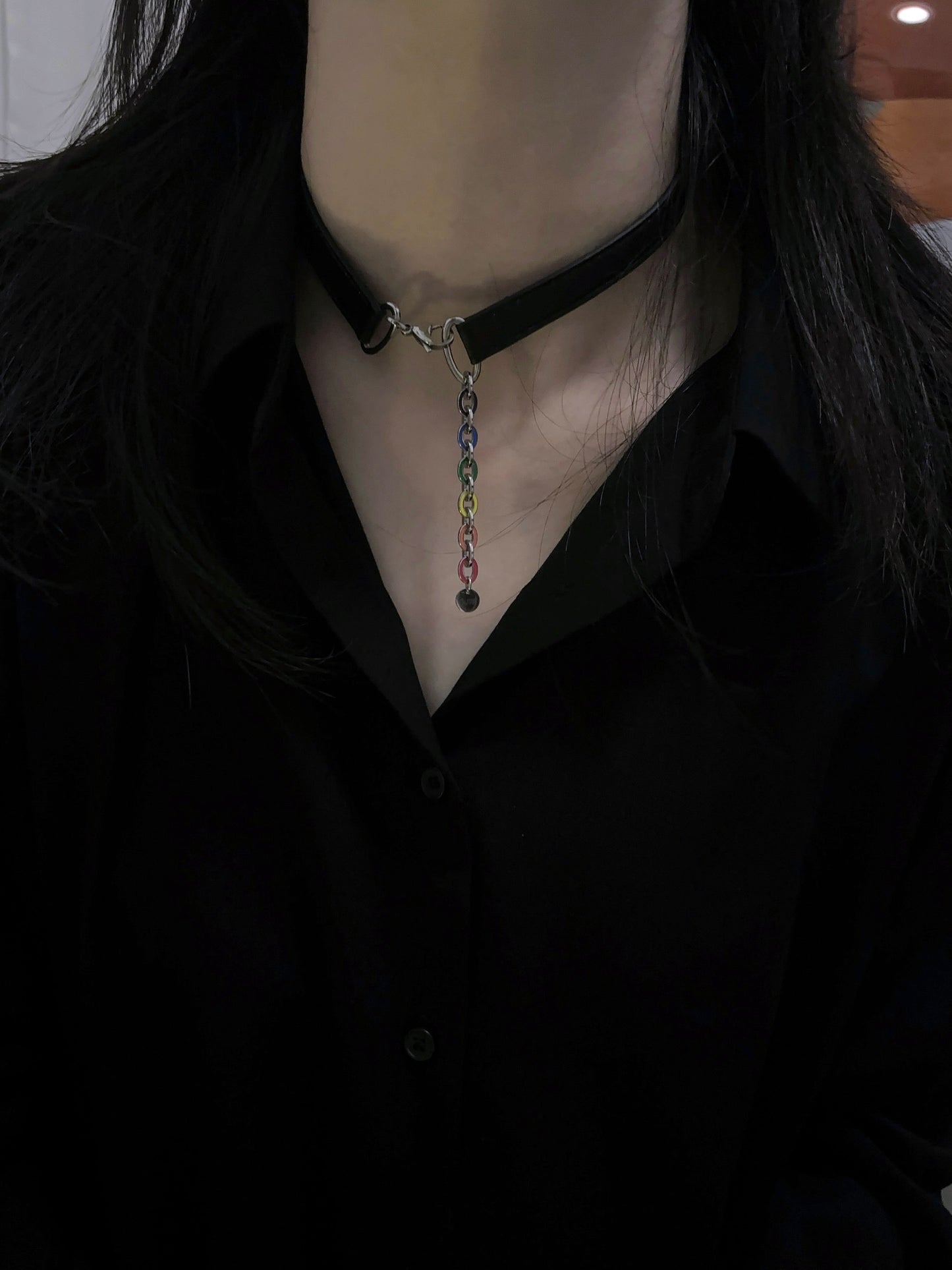 “Medusa” Leather Choker Necklace