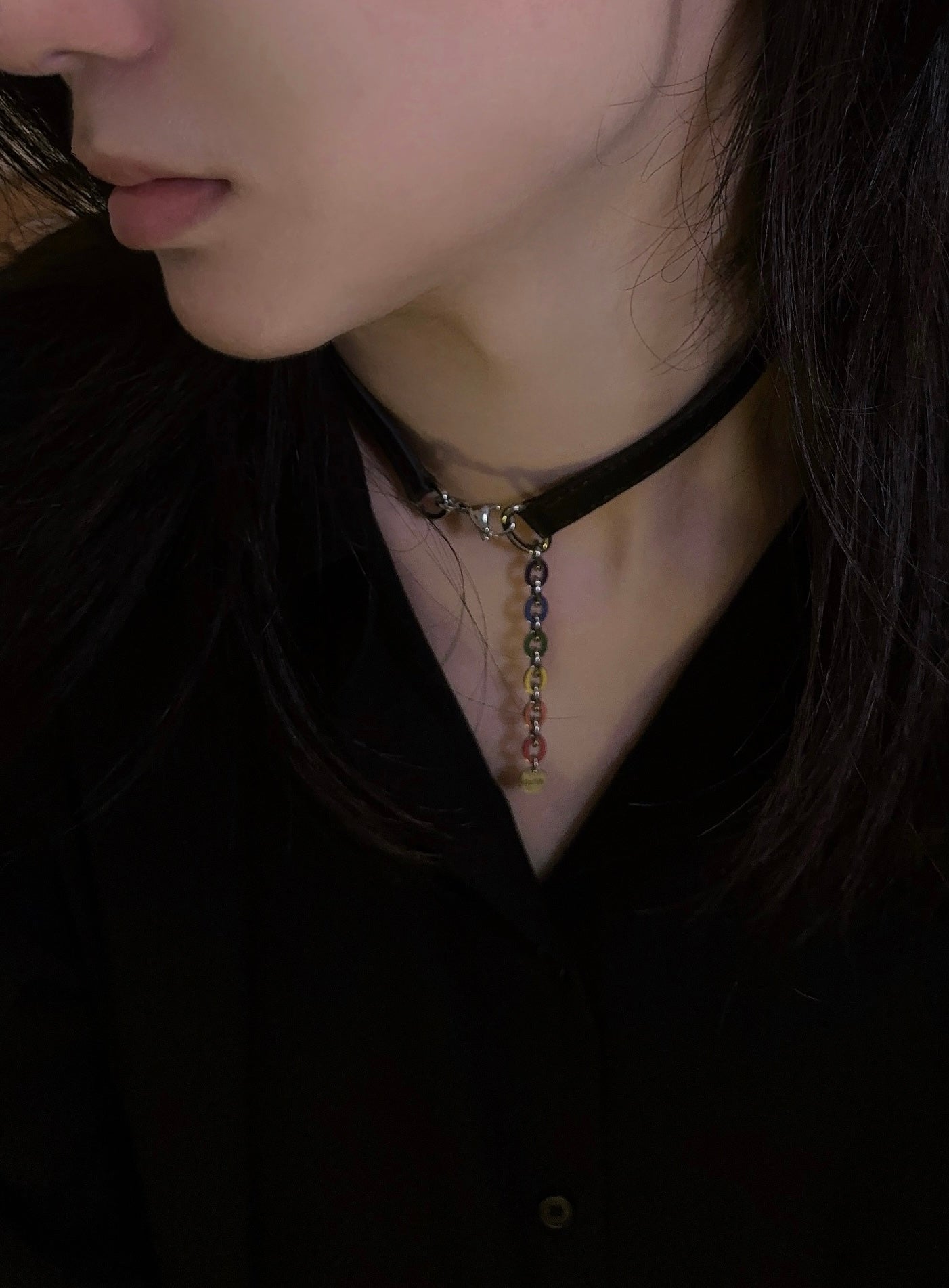 “Medusa” Leather Choker Necklace