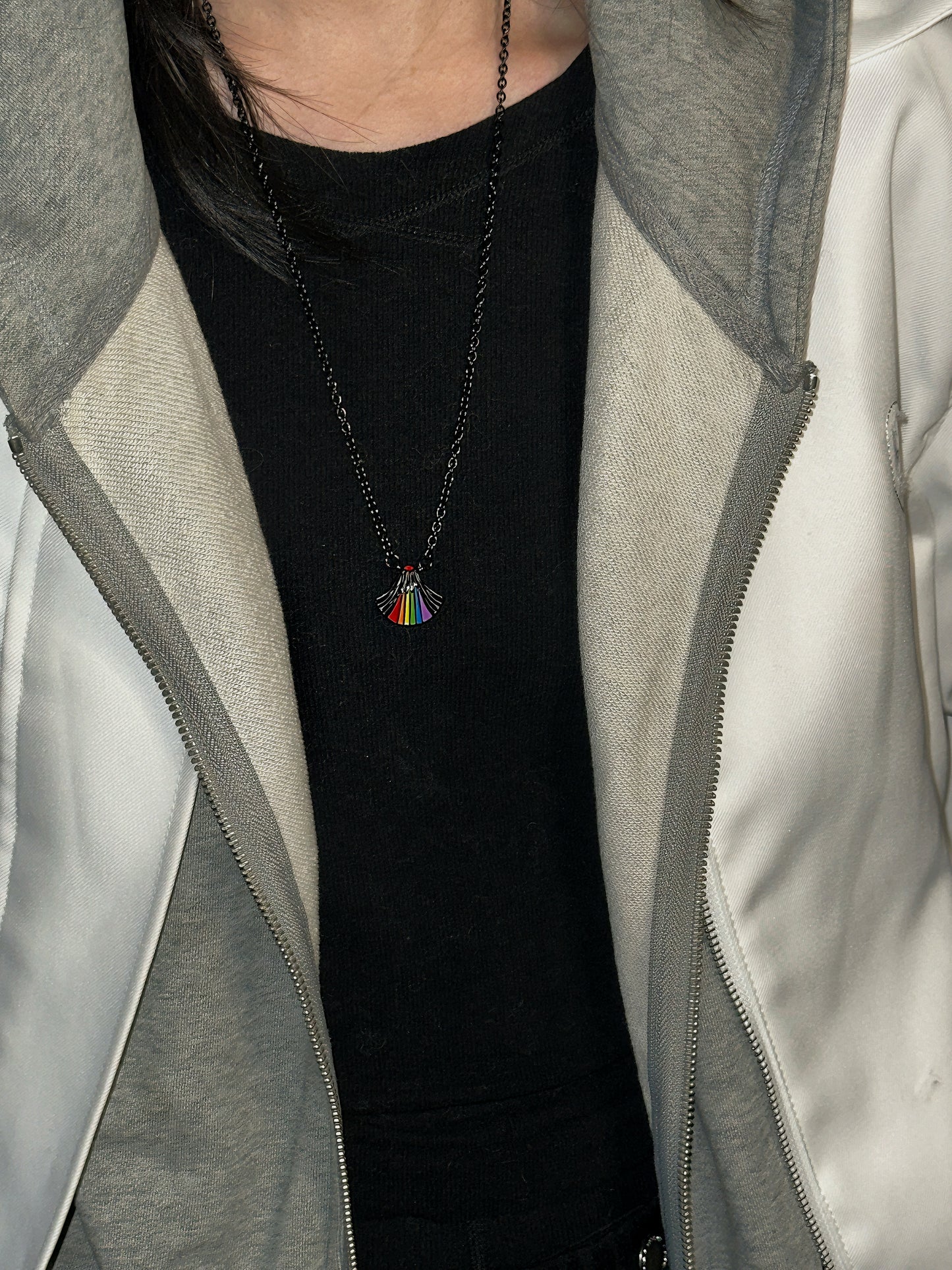 “Rainbow Volcano” Necklace