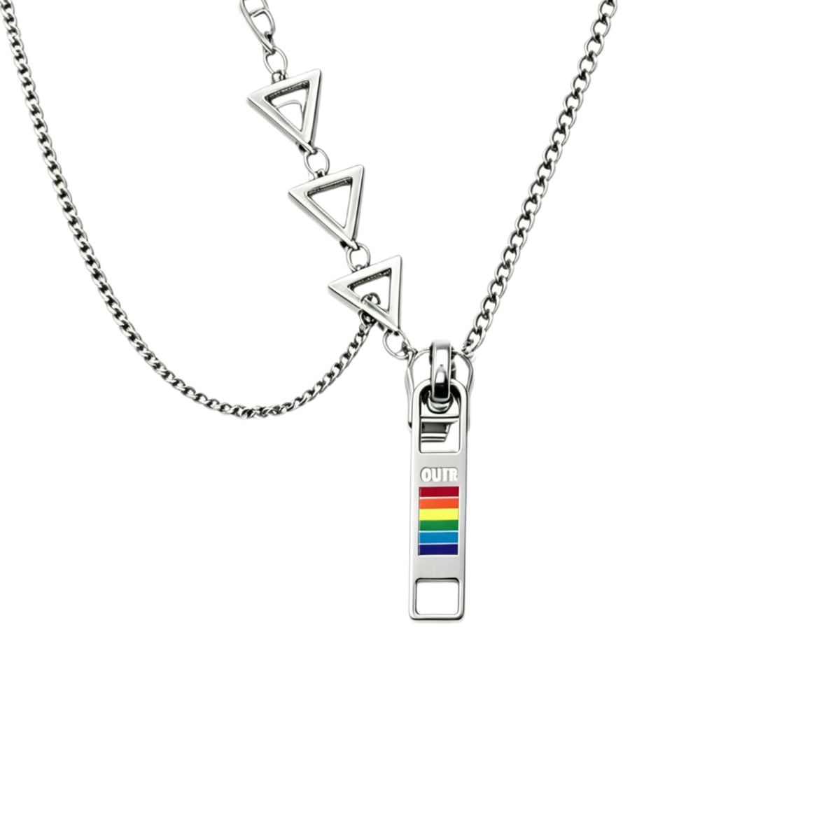 UNZIP RAINBOW NECKLACE