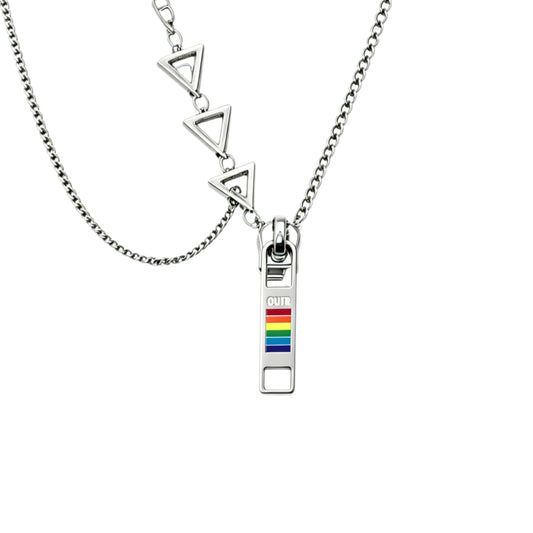 UNZIP RAINBOW NECKLACE