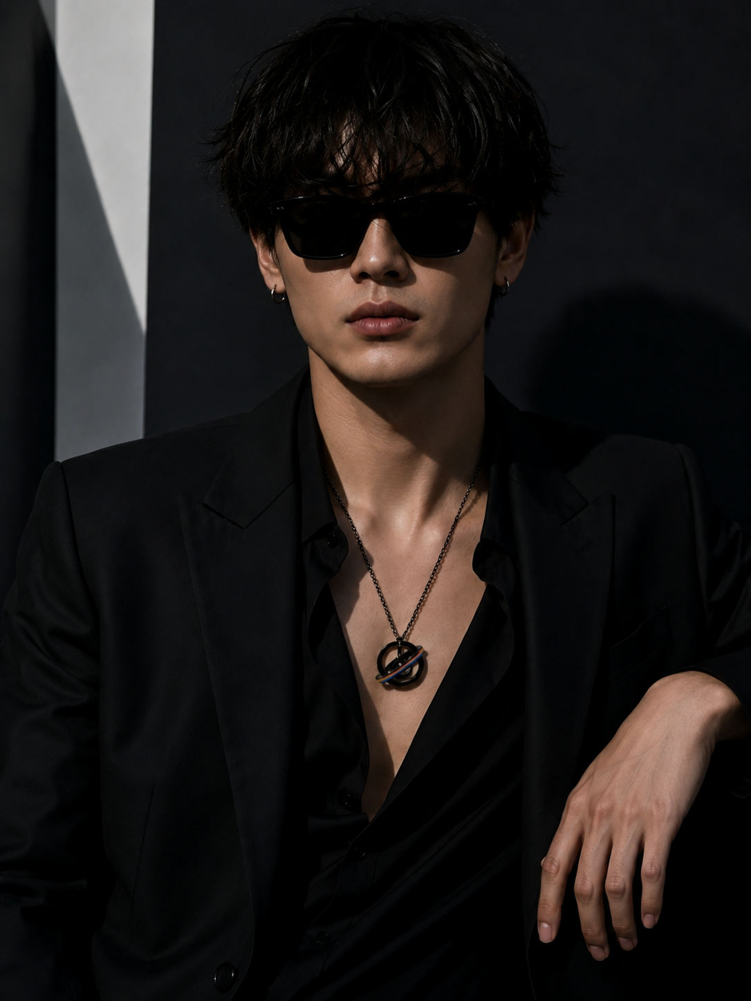OUTR Lunar Orbit Necklace, Pride-inspired inclusive accessory image