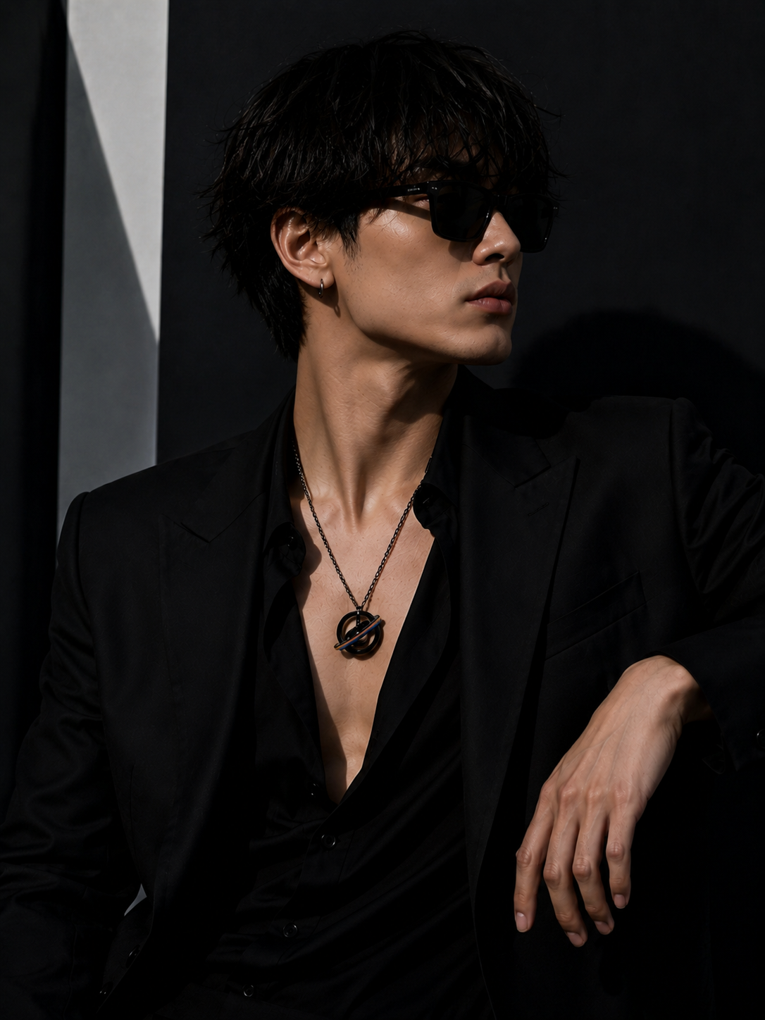 OUTR Lunar Orbit Necklace, symbolic jewelry for connection and self-expression