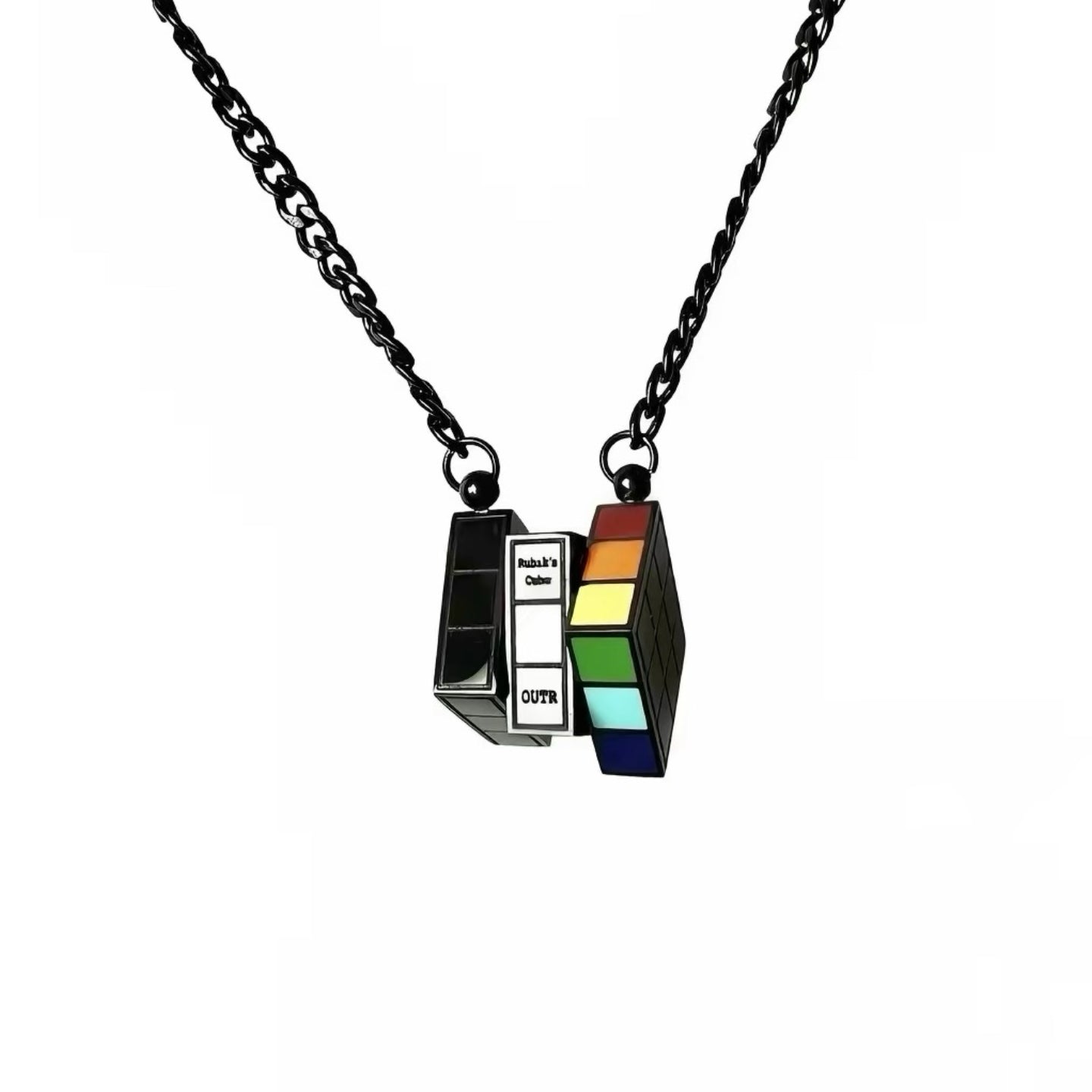 OUTR Recode Cube Necklace, contemporary Pride jewelry image