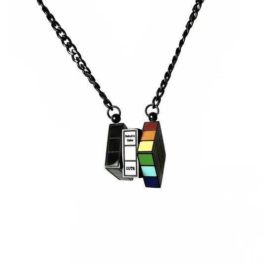 Recode Cube  Necklace