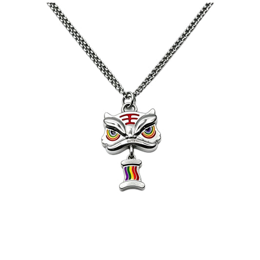 OUTR Tiger Zodiac Necklace, Pride-inspired jewelry gift image