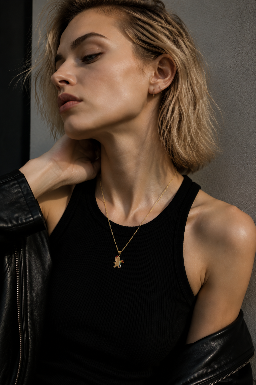 OUTR Gingerbread Charm Necklace, meaningful Pride-inspired accessory image