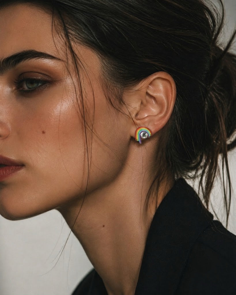 RAINBOW ARC STUDS