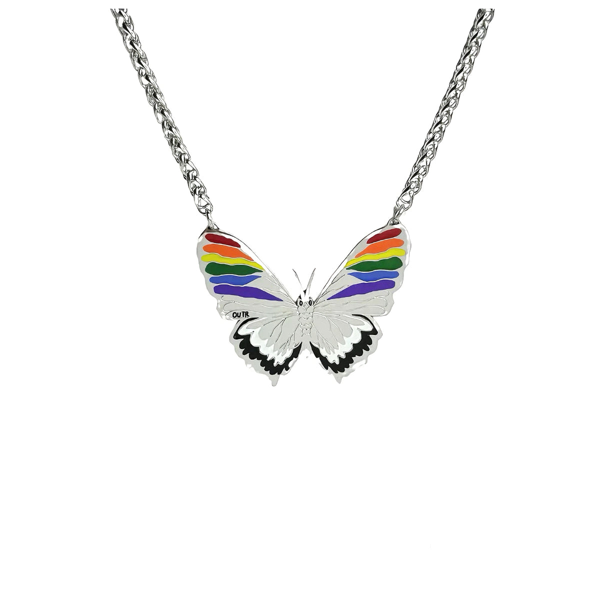 RAINBOW WINGS NECKLACE