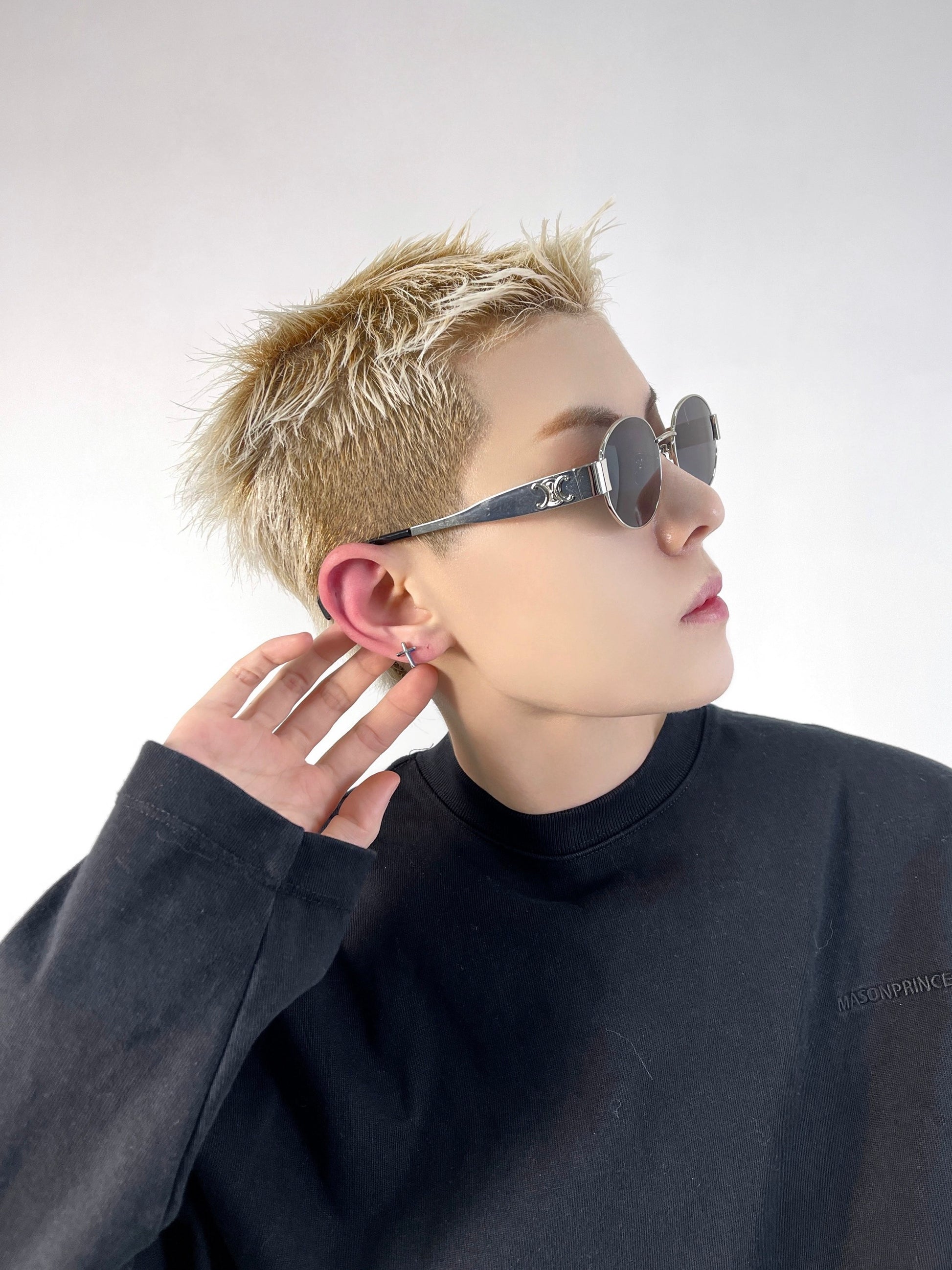 OUTR Take Me to Church Cross Earrings, Pride-inspired self-expression jewelry