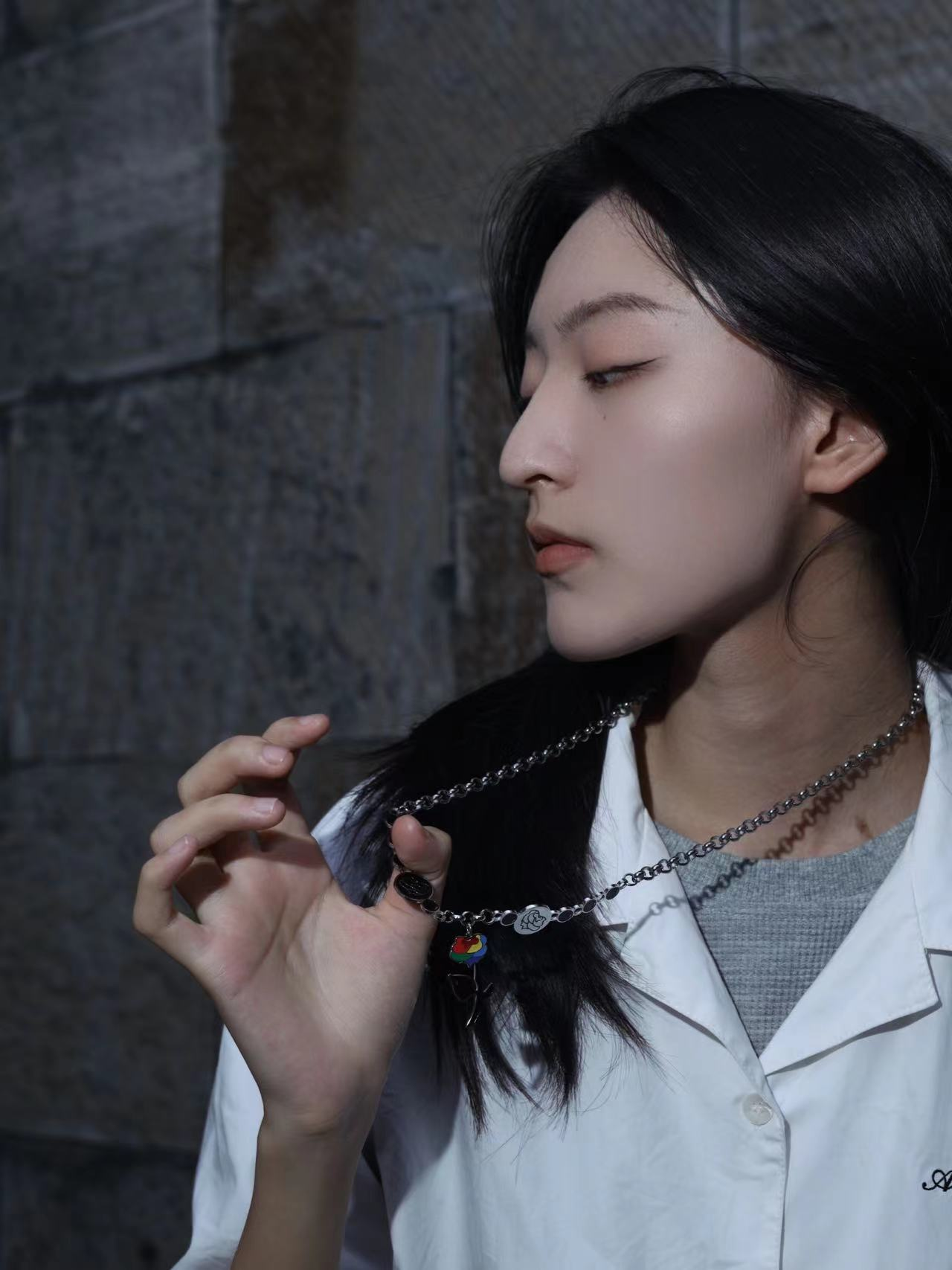 OUTR Ma vie en rose Necklace, inclusive accessory for self-expression