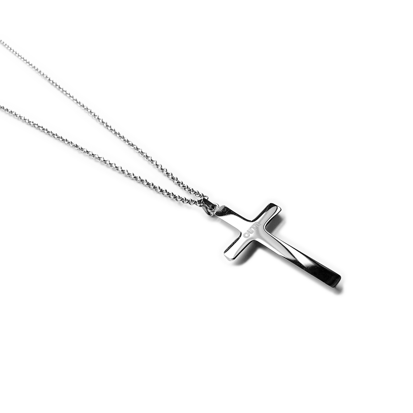 OUTR Beyond Cross Necklace, Pride-inspired self-expression accessory