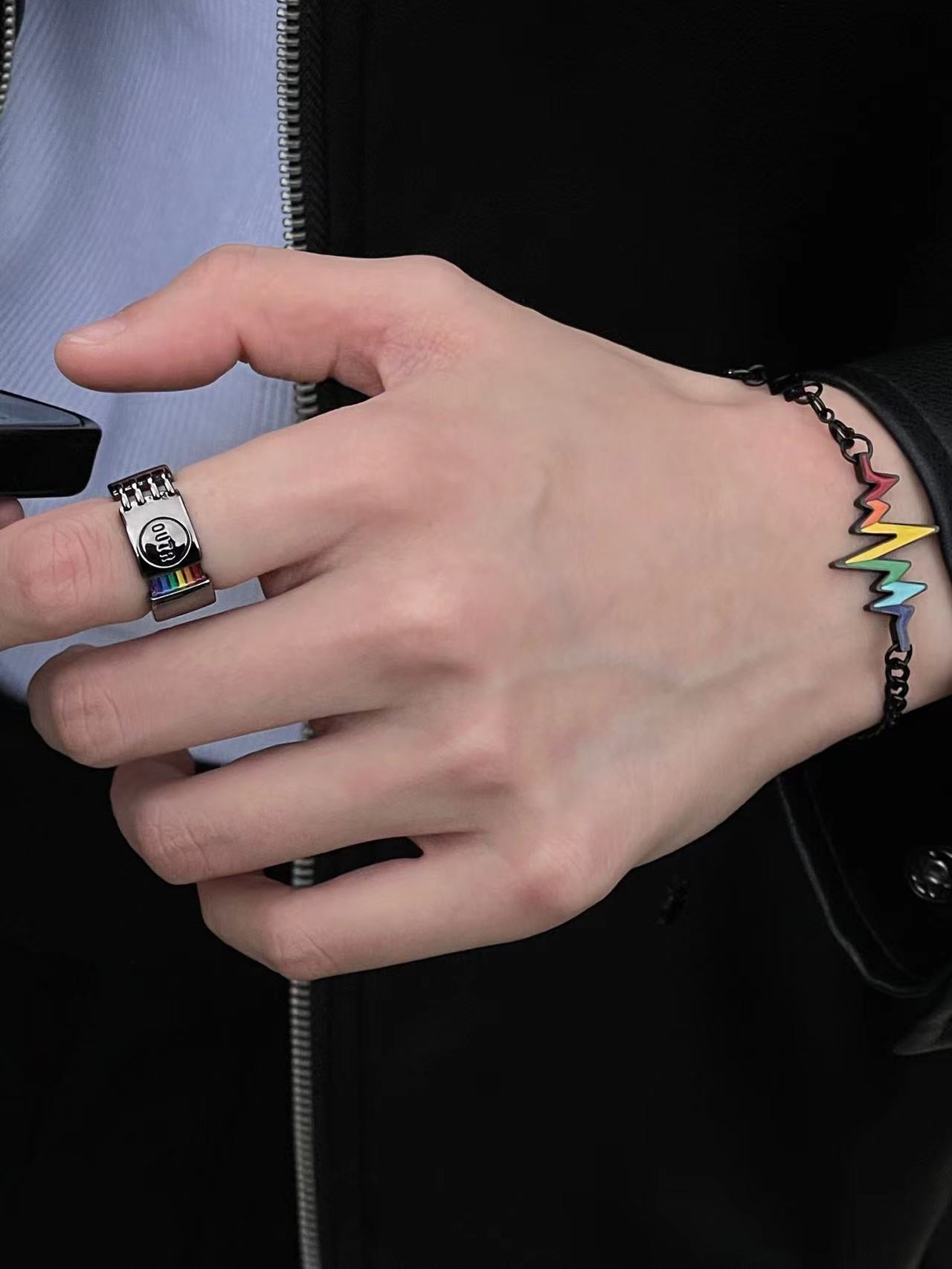 OUTR Pulse Bracelet, meaningful queer accessory detail