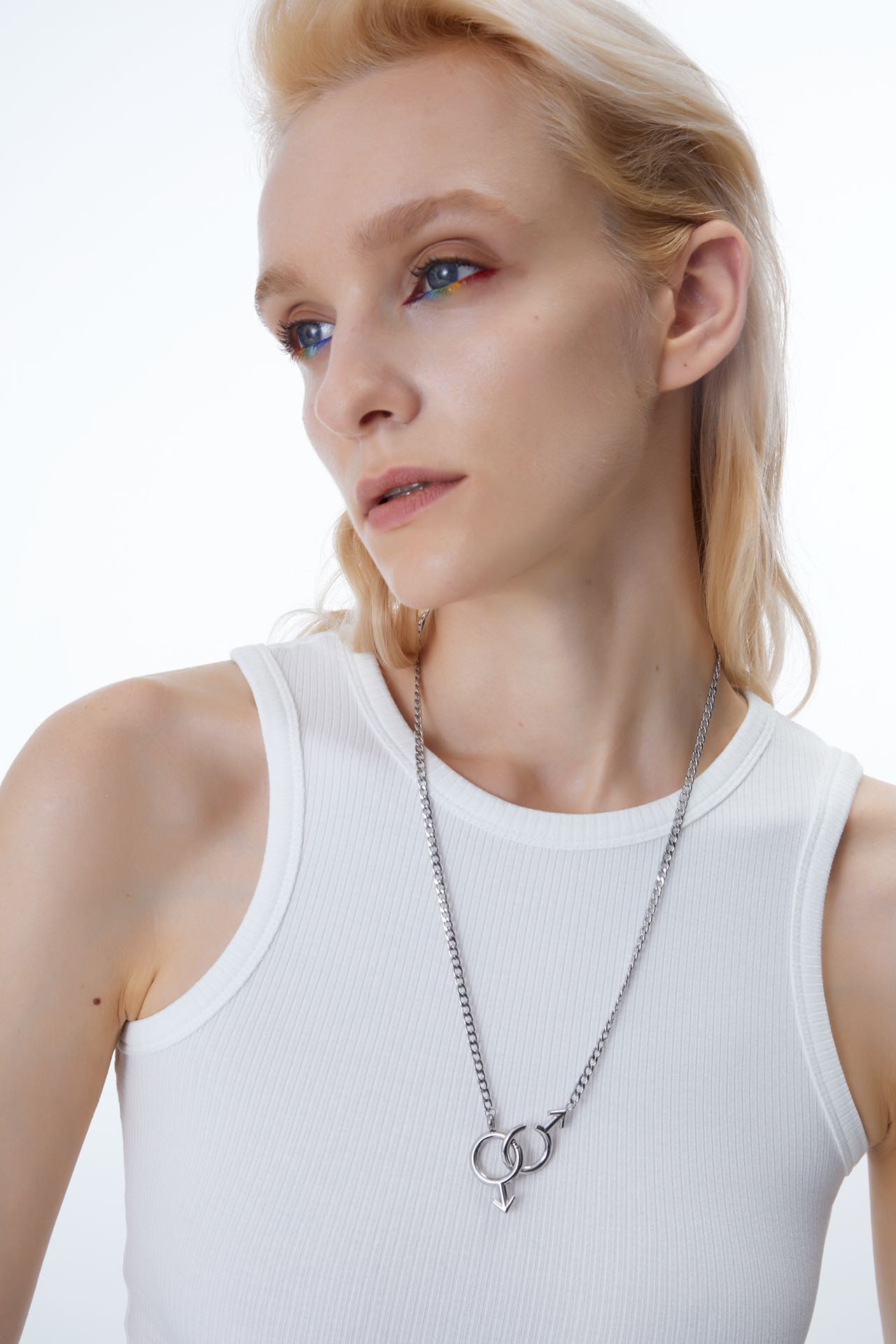 Gay Women/Gay Men Symbol Necklace