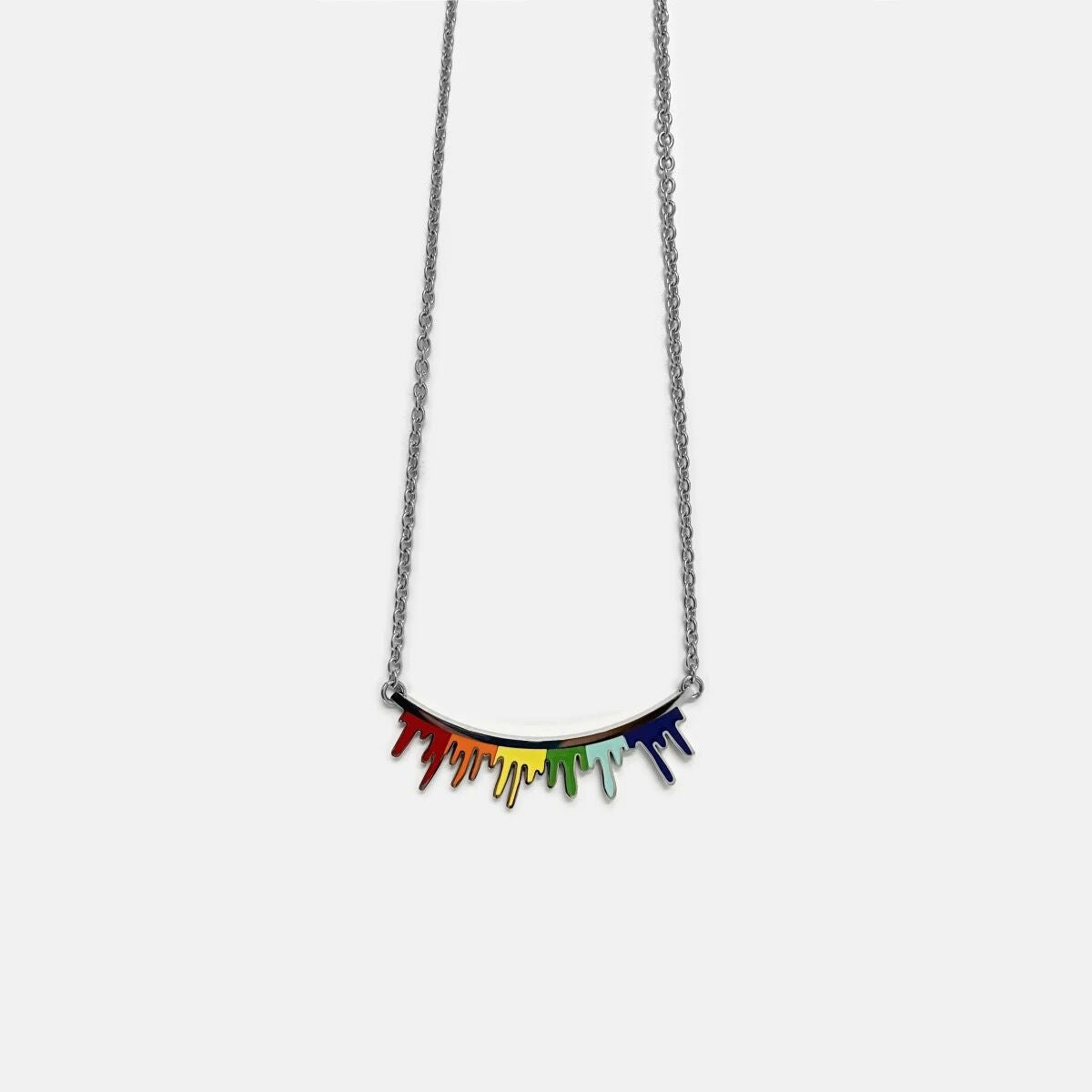 Rainbow Rain Necklace
