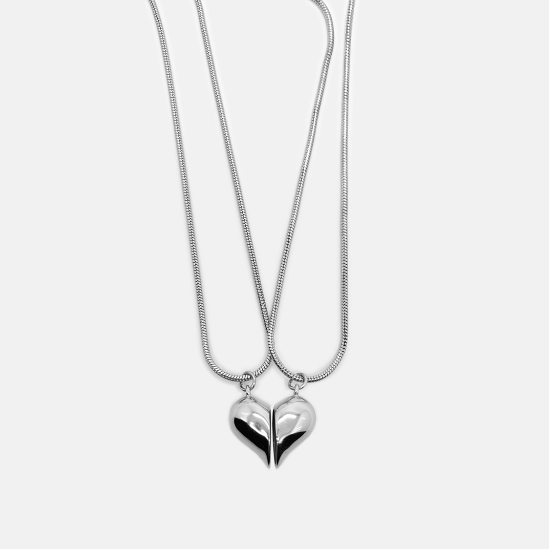 Shape of My Heart Rainbow Matching Necklaces