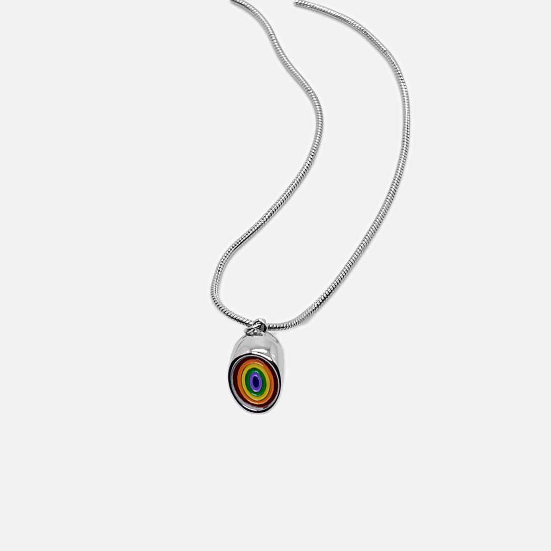 Shape of My Heart Rainbow Matching Necklaces
