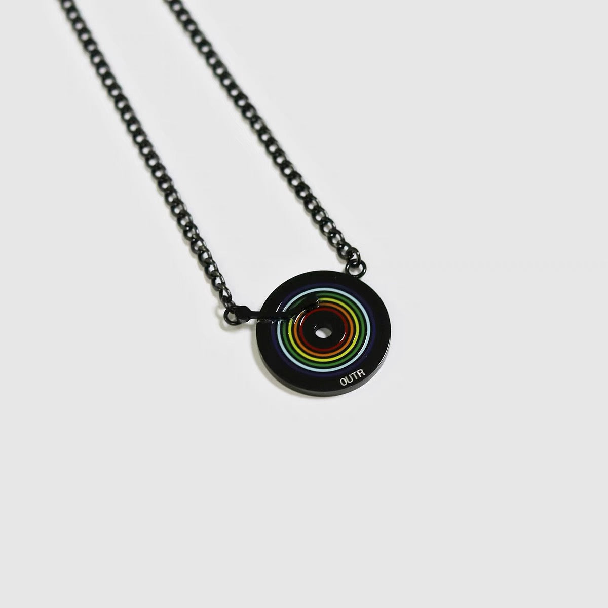 Rainbow First Love Record Necklace